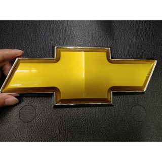 LOGO CHEVROLET GOLD  21.5×7.8 cm