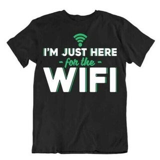 [COD]ขายดี เสื้อยืดลําลอง แขนสั้น พิมพ์ลายโปรแกรมเมอร์ Wifi GBpjkp86MJldgd09