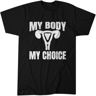 เสื้อยืดโอเวอร์ไซส์GILDAN เสื้อยืด พิมพ์ลาย My Body My Choice Pro สําหรับผู้ชาย และผู้หญิงS-3XL