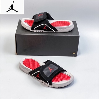 Original Nike Air Jordan Hydro JDI Slide Xi "Black/White" รองเท้ากีฬา รองเท้าแตะชายหาด ฤดูร้อน