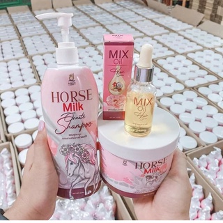 ทรีทเม้นท์นมม้า แชมพูนมม้า เซรั่มนมม้า Horse Milk Treatment ​ของแท้ แบรนด์คุณจันทร์