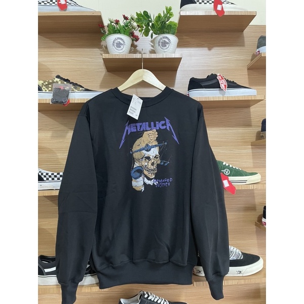 CREWNECK H&M METALICA JUSTICE