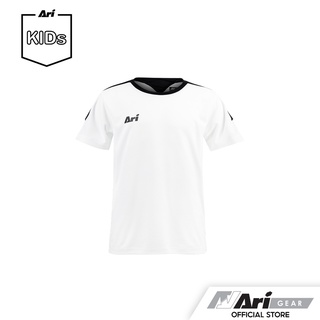 ARI KIDS VICTORY TEAMWEAR JERSEY - WHITE/WHITE/BLACK เสื้อฟุตบอลเด็ก อาริ วิคตอรี่ สีขาว