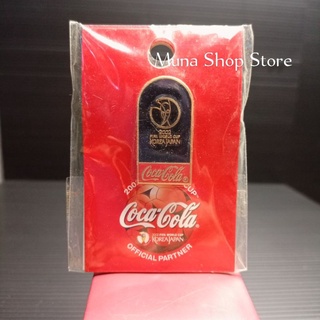 FIFA WORLD CUP SOCCER 2002 KOREA JAPAN OFFICIAL COCA-COLA เข็มกลัด