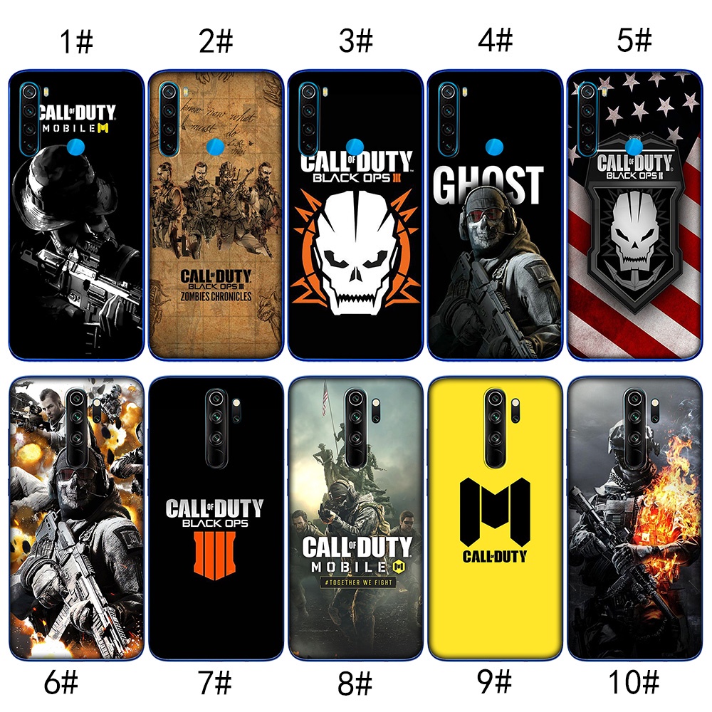 Redmi 8 8A 9 9A 9C โปร่งใส PhoneCase Casing MZD40 Call of Duty Game Cover