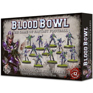 Blood Bowl - The Naggaroth Nightmares - Dark Elf Team - Games Workshop Warhammer Age of Sigmar AoS