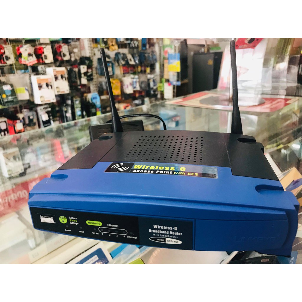 Linksys WRT54GL Wireless-G Wi-Fi Router (LSS-WRT54GS)มือสองสภาพดี