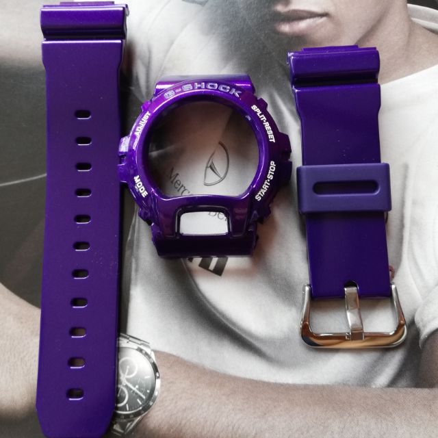 Custom BnB Gshock DW6900 สีม่วง CC6