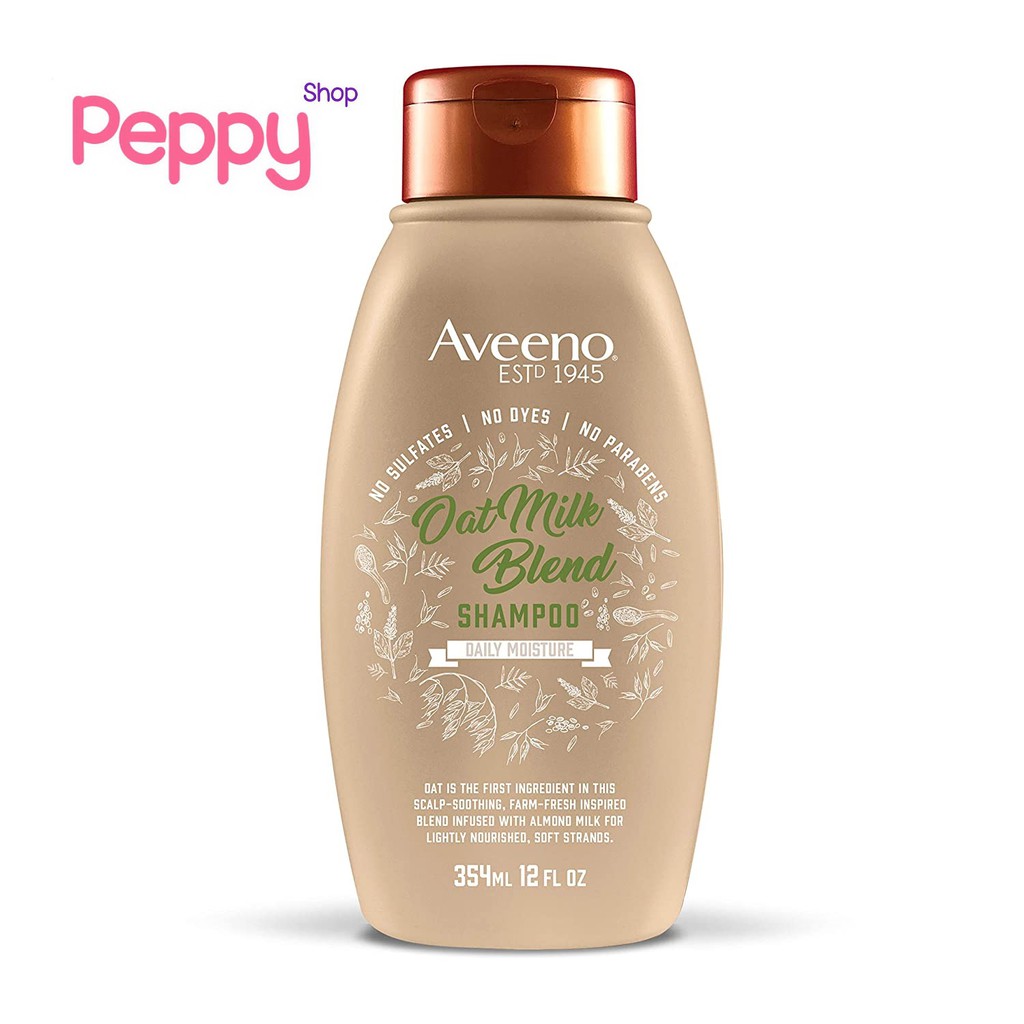 Aveeno Oat Milk Blend Shampoo (354 ml) แชมพูกลิ่นข้าวโอ๊ตและนมอัลมอนด์