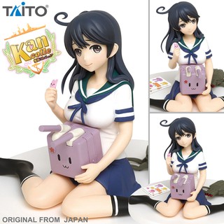 Figure งานแท้ Original Taito Kantai Collection KanColle คันไตคอลเลกชัน เรือรบ โมเอะ คังโคเระ Ushio อุชิโอะ ชุดนักเรียน