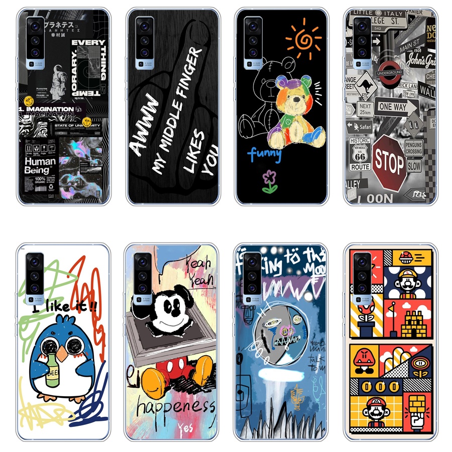 เคส vivo x50 x50 pro x70 x70 pro x70 pro plus เคสซิลิโคนนิ่ม แบบใส