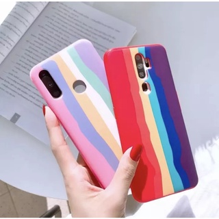 เคส สายรุ้งไล่โทนสีนิ่ม Case OPPO A16 / A31 / A15 / A93 / A5S / A3S / A92 / A12 / A53 / Reno4 / A52020 / A92020 / f5