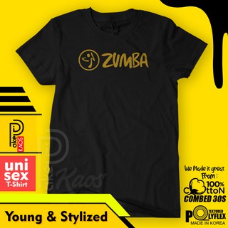 เสื้อยืดโอเวอร์ไซส์เสื้อยืดแขนสั้น ผ้าฝ้าย 100% พิมพ์ลายโลโก้ Zumba Distro 30s สําหรับผู้ชาย และผู้หญิงS-3XL