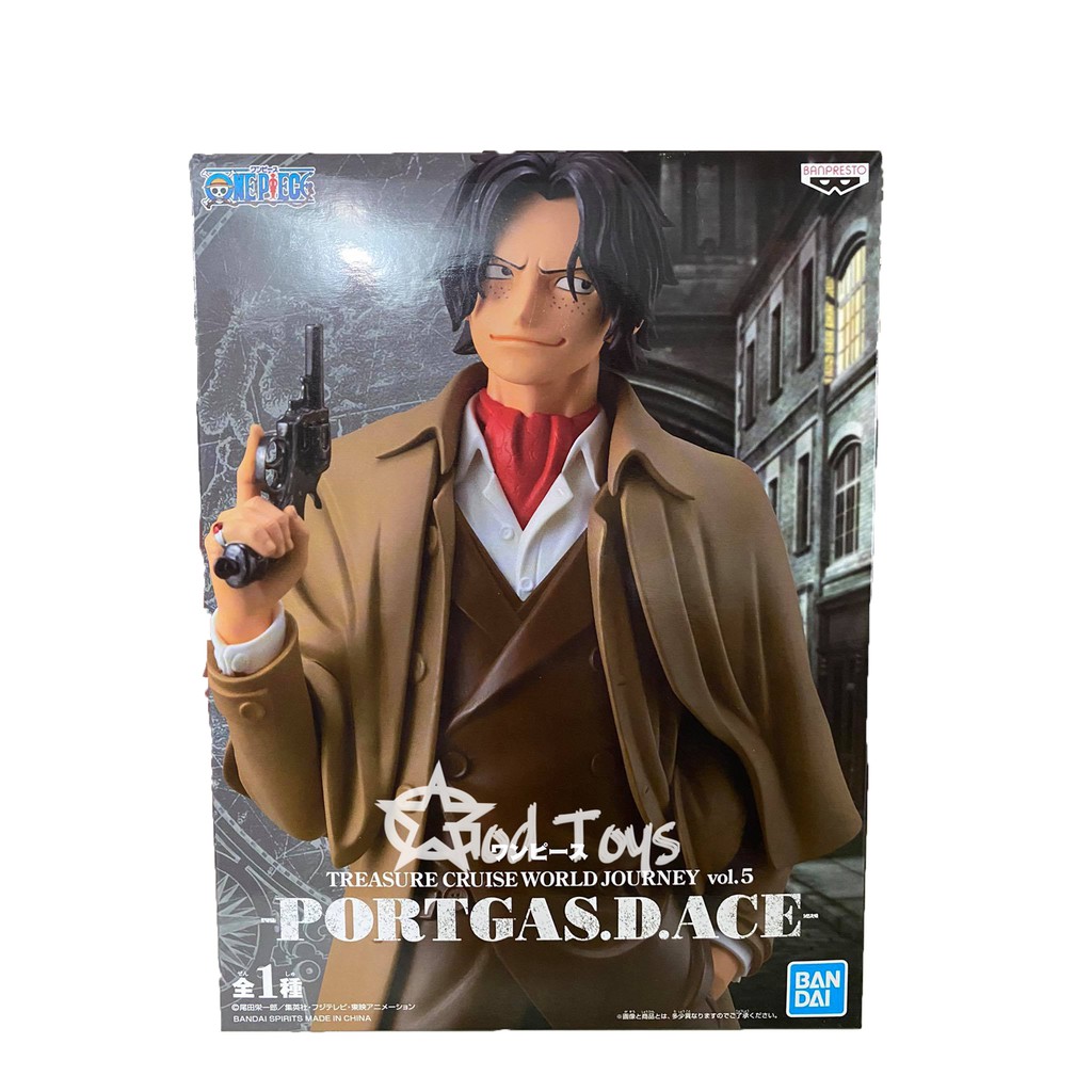Banpresto One Piece Treasure Cruise World Journey Vol 5 Portgas D Ace Figure Shopee Thailand