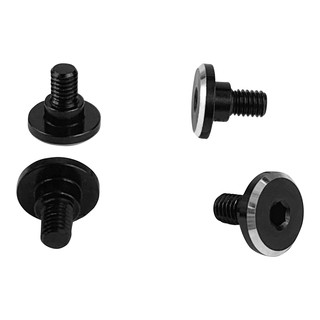 1up Racing Servo Mounting Screws Black w/ Silver Chamfer – 4mm - 6mm - 10 mm Thread