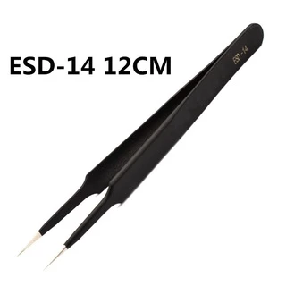 ชุดแหนบสเตนเลส ป้องกันไฟฟ้าสถิตย์ 1.5 มม. สําหรับซ่อมแซมโทรศัพท์มือถือ ESD10 ESD11 ESD12 ESD13 ESD14 ESD15