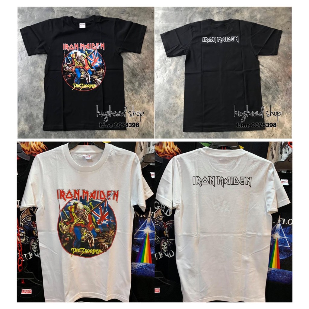 #เสื้อยืดคอกลม#IR065 เสื้อยืดวงร็อค IRON MAIDEN ไอรอน เมเดน เสื้อวง เสื้อยืดไอรอนเมเดน เสื้อวินเทจS-4XL