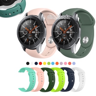 สายคล้องคอซิลิโคนอ่อนสำหรับ Samsung Galaxy Watch 42mm 46mm