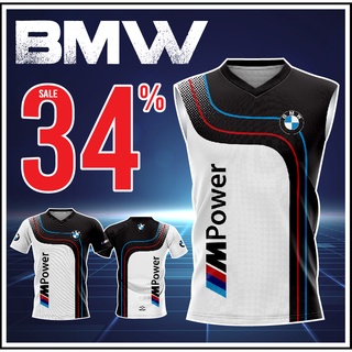 🌈โค้ดSENSEIOMGลด15%🌈เสื้อแขนสั้นพิมพ์ลาย(หน้า-หลัง) SENSEI ลายBMW4