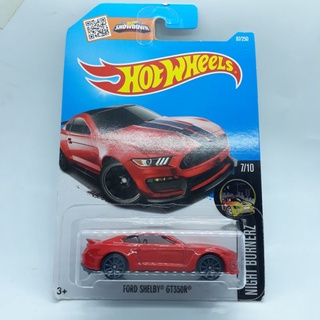 รถเหล็ก Hotwheels FORD SHELBY GT350R สีแดง (ib21)