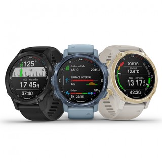 GARMIN l Descent MK2S Stainless Steel with Silicone Band คอมพิวเตอร์ดำน้ำจาก การ์มิน รุ่น MK2S