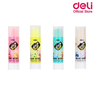 Deli A20700 Gel Glue Stick กาวแท่งเจล (คละสี 1 ชิ้น) สีใส ปลอดสารพิษ สำหรับเด็ก ลายการ์ตูน กาว กาวแท่ง อุปกรณ์สำนักงาน