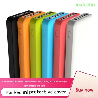 Malcolm เคสพาวเวอร์แบงค์ ซิลิโคน PB100LZM USB กันฝุ่น สําหรับ Redmi 20000mah 10000mah PB200LZM Xiaomi