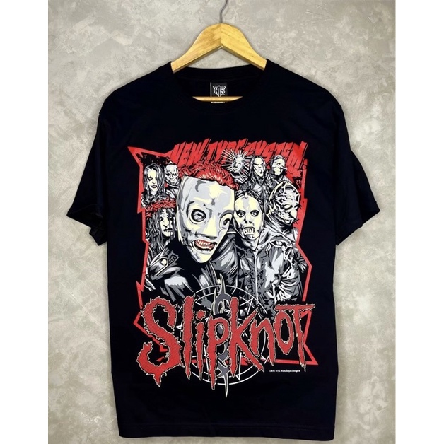 เสื้อวง วินเทจ แขนสั้น มือหนึ่ง แท้ Slipknot 👽☠️