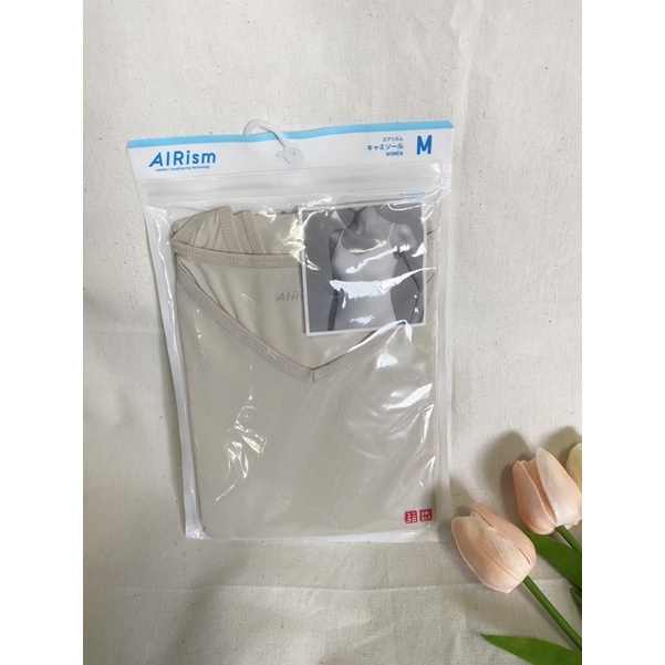 เสื้อทับในผู้หญิง Uniqlo สีเนื้อ รุ่น Airism