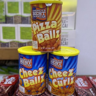 ขนมชีสบอลทำจากชีสแท้ๆ 🧀 ขนมนำเข้าจากอเมริกาAmericas Best CheeZ BallZ และ Cheez CurlZ อร่อยหอมชีสมากๆ