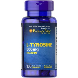 Puritans Pride L-Tyrosine 500mg /100 Capsules