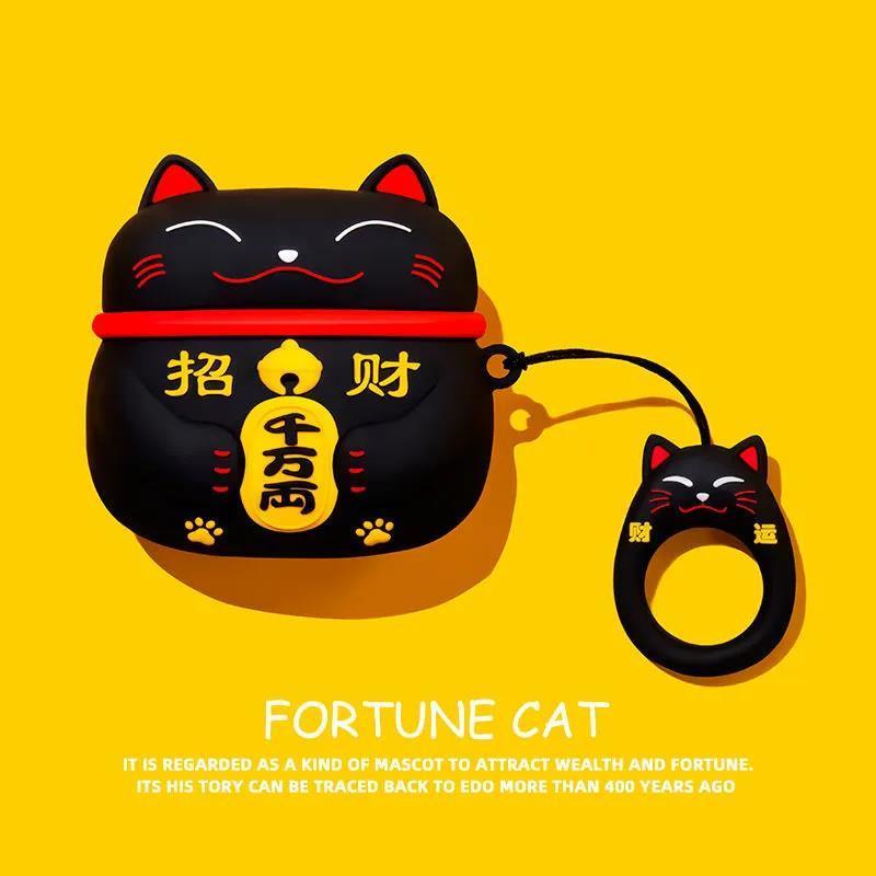 Limited Time DiscountAirPods3Protective ShellproThree Generations of Creative Lucky Cat Apple1/2Generation Bluetooth Wir