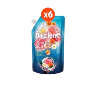 HYGIENE ไฮยีน เอ็กซ์เพิร์ท แคร์ ไลฟ์เซ้นท์ น้ำยาปรับผ้านุ่มสูตรเข้มข้น 490 มล. X 6 ถุง (เลือกสูตรได้)