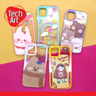 เคส I7 / I11 / I13 เคสมือถือ ประกบ 2 ชิ้น นิ่มใส TPU พิมพ์ลายการ์ตูนสุดน่ารัก สีสันน่ารักสดใส