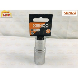 KENDO 16747 ลูกบ๊อกยาว รู 1/2" 6PT 24mm