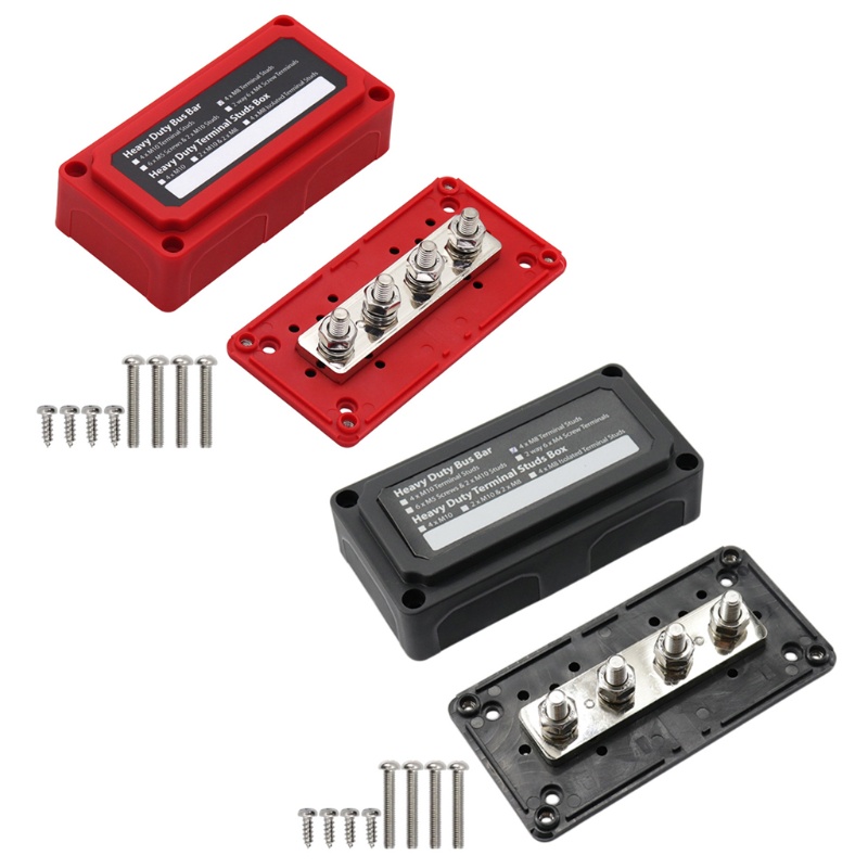 SPT * 300A สําหรับ DC 48V สีดําสีแดงสําหรับ Shell Power Distribution Block Busbar กล่อง Bus Bar กล่อ