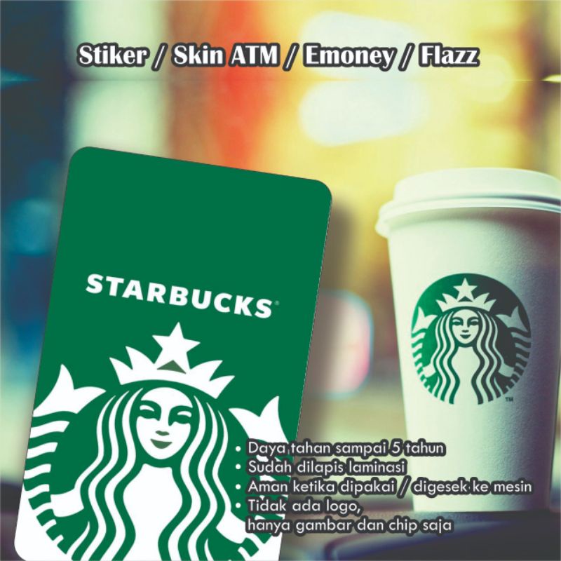 สติ๊กเกอร์ / Garskin / Skin ATM Starbucks