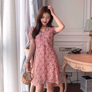 🍓🍓Lady pink korea dress