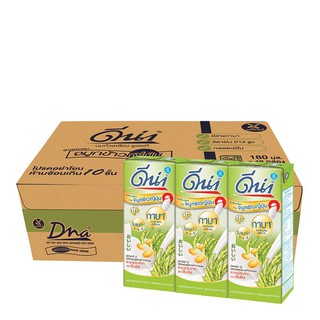 ดีน่า นมถั่วเหลือง ยูเอชที รสจมูกข้าวญี่ปุ่น 230 มล. x36 กล่อง Dina UHT Soymilk Japanese Rice Germ Flavor 230ml x36 boxe