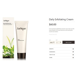 Jurlique Daily Exfoliating Cream ครีมสครับผิวหน้าจากธรรมชาติ หมาะกับทุกสภาพผิว