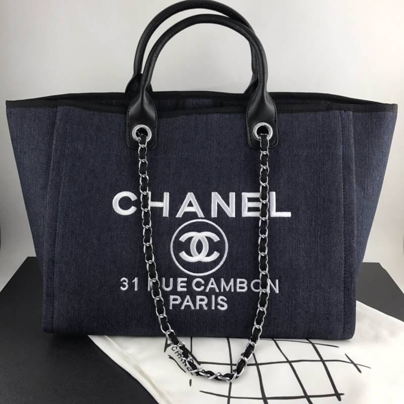 Rue Shoulder 31 Paris Bag ชาแนล Deauville ผ้าแคนวาส กระเป๋าถือ Tote แฟชั่น 2way Cambon Chain Chanel แบรนด์เนม Canvas Rue Shoulder 31 Paris Bag ชาแนล Deauville ผ้าแคนวาส กระเป๋าถือ Tote แฟชั่น 2way Cambon Chain Chanel แบรนด์เนม Canvas