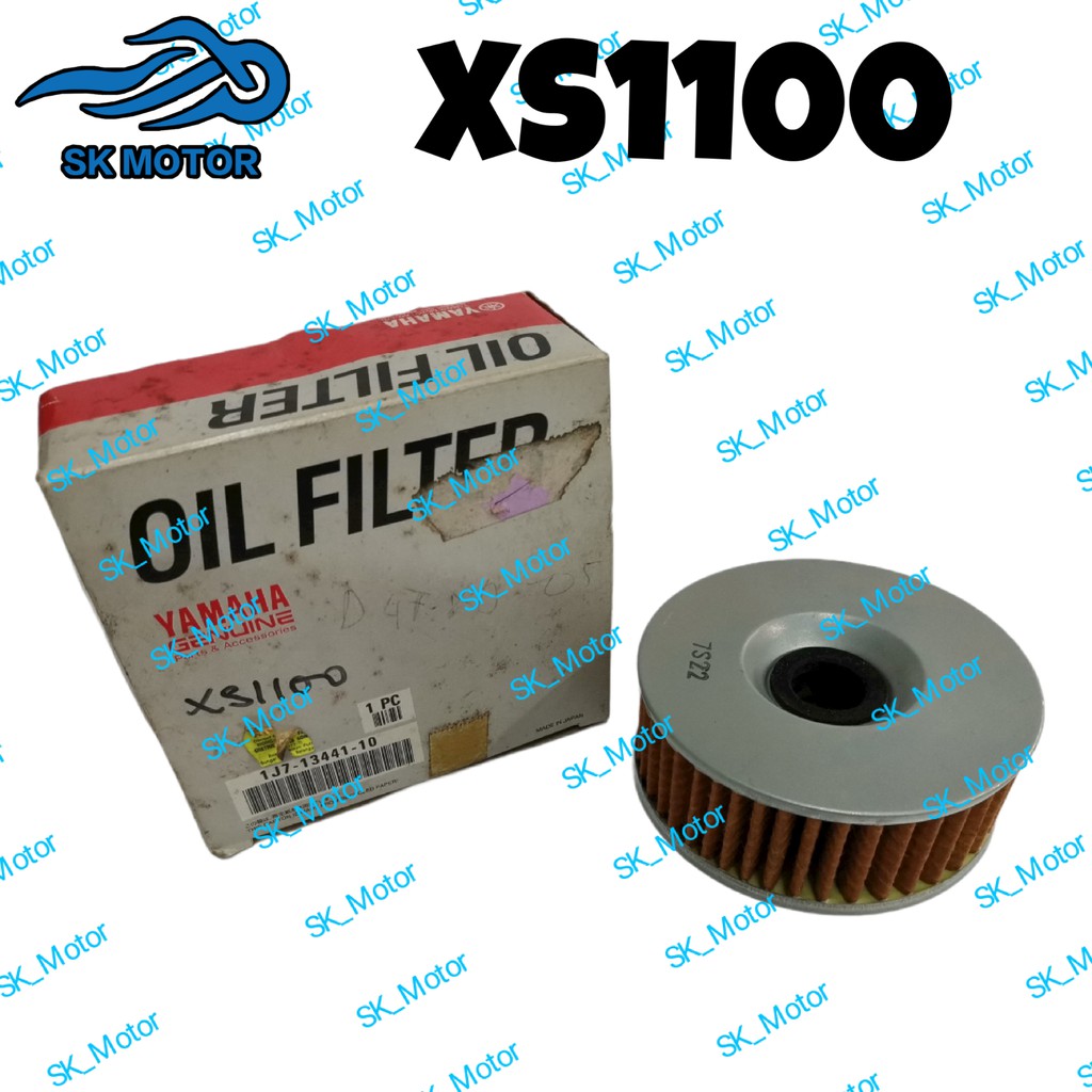 Yamaha XS 1100 / V MAX 1200 / XS 750 VIRAGO XV1200 VMAX XVZ13 กรองน้ํามันเครื่อง Penapis Miyak 1J7-1