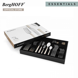 BergHOFF ชุดช้อนส้อมสแตนเลสสตีล รุ่น Essential-Heritage ทนทาน 30 ชิ้น สีเงิน  1230502