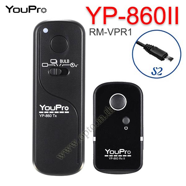 YP-860II YouPro RM-VPR1 Wire/Wireless Remote 2.4GHz For Sony A9 A7 A7II A7III รีโมทไร้สาย YP-860