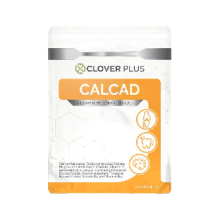 Clover Plus Calcad แคลแคท อาหารเสริม แคลเซียม และวิตามิน 7 แคปซูล (1 ซอง)