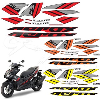 🏍ชุดสติกเกอร์สำหรับ Yamaha aerox 155 2019🛴 PVC waterproof decal MT23