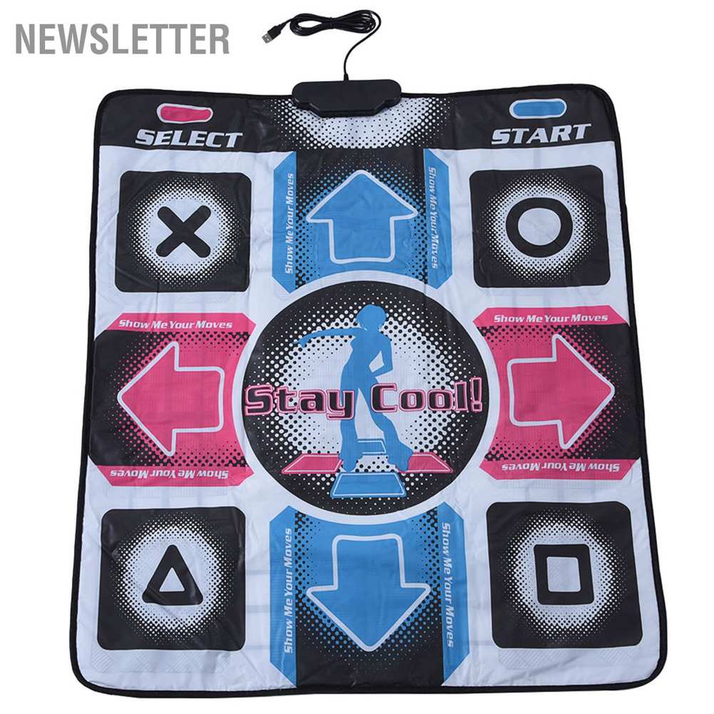 Non‑Slip Durable Wear‑resistant Dancing Step Dance Mat Pad Dancer Blanket with USB for PC