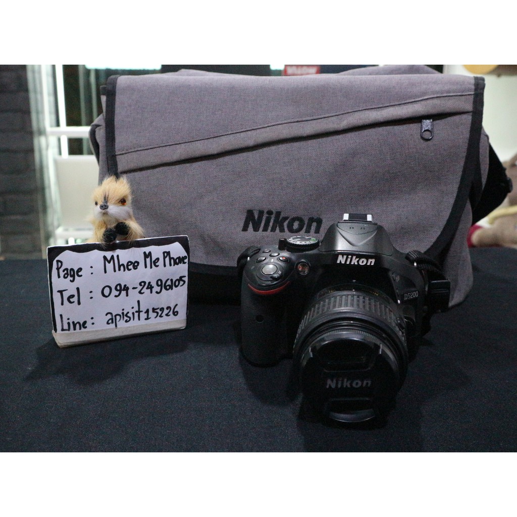 กล้อง Nikon D5200 + Lens AF-S DX VR 18-55mm f3.5-5.6G II มือสอง