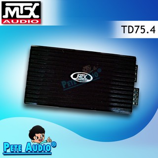 เพาเวอร์แอมป์ 4Ch MTX รุ่น TD75.4