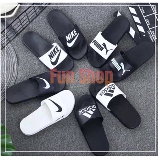 แท้จริง♀✤◘NIKE ADIDAS รองเท้าแตะ / Nike Sandal Slipper Men Women